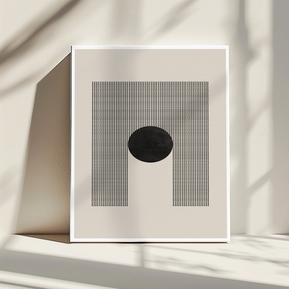 Geometrische eclips | Canvas