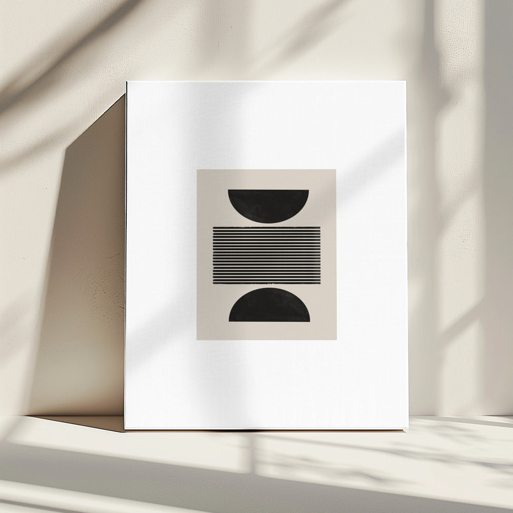 Monochroom evenwicht | Canvas