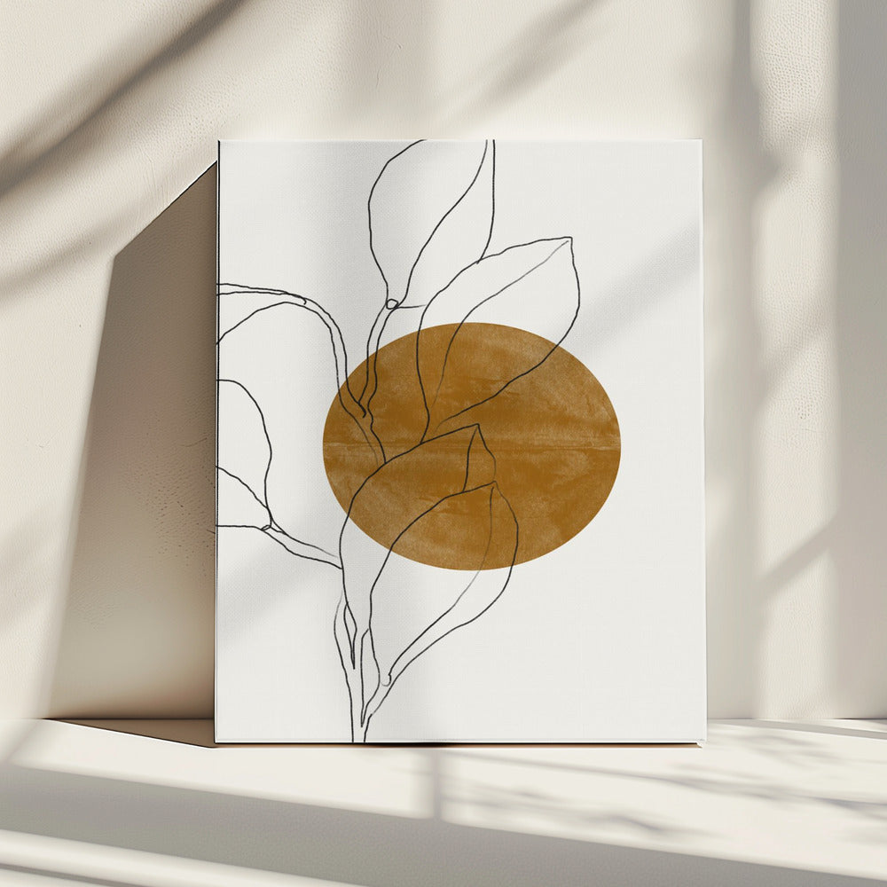 Lijnbladharmonie | Canvas
