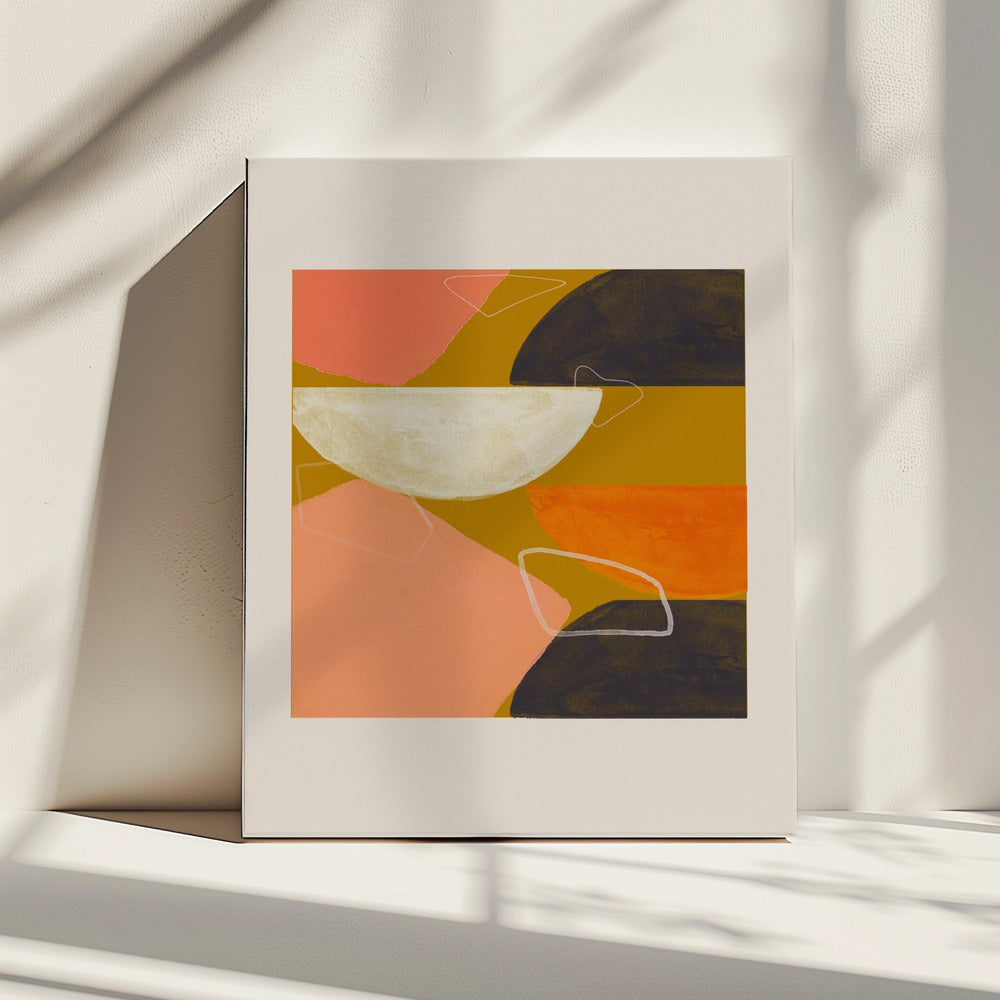 Abstracte harmonie | Canvas