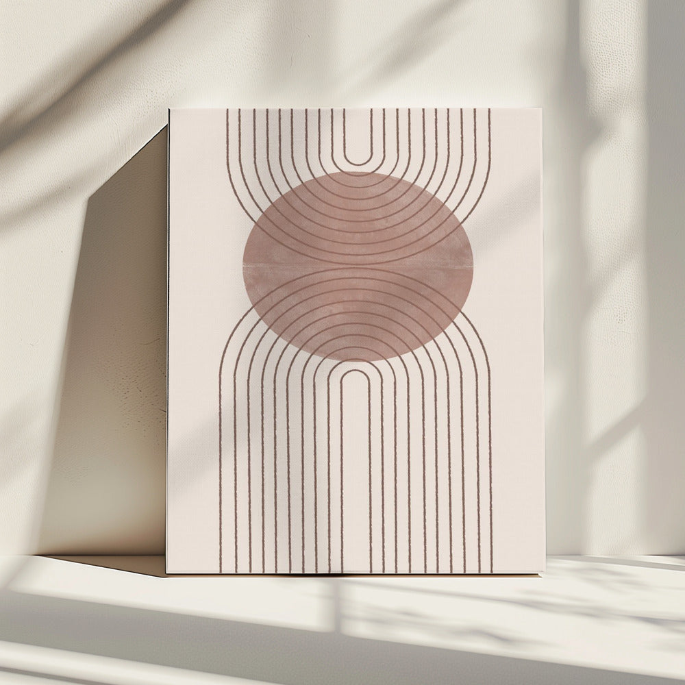 Gebogen paden | Canvas