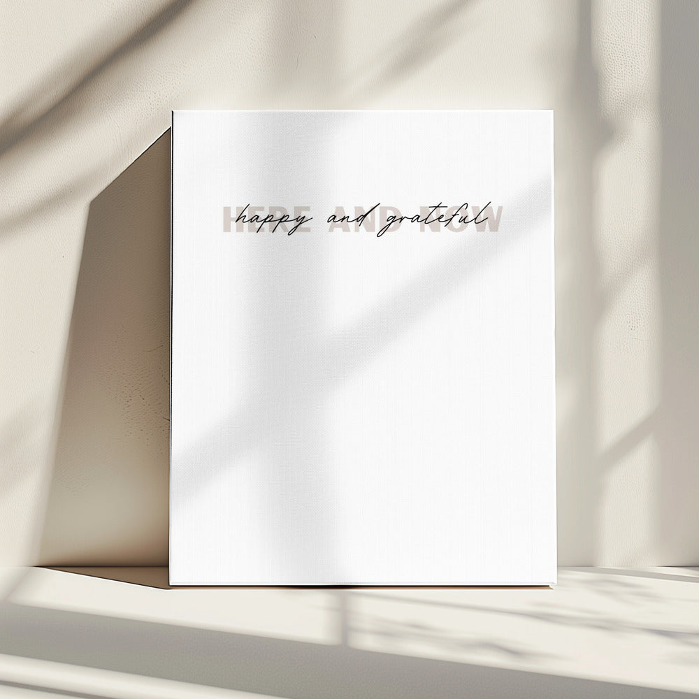 Minimalist Typography Artwork | Canvas