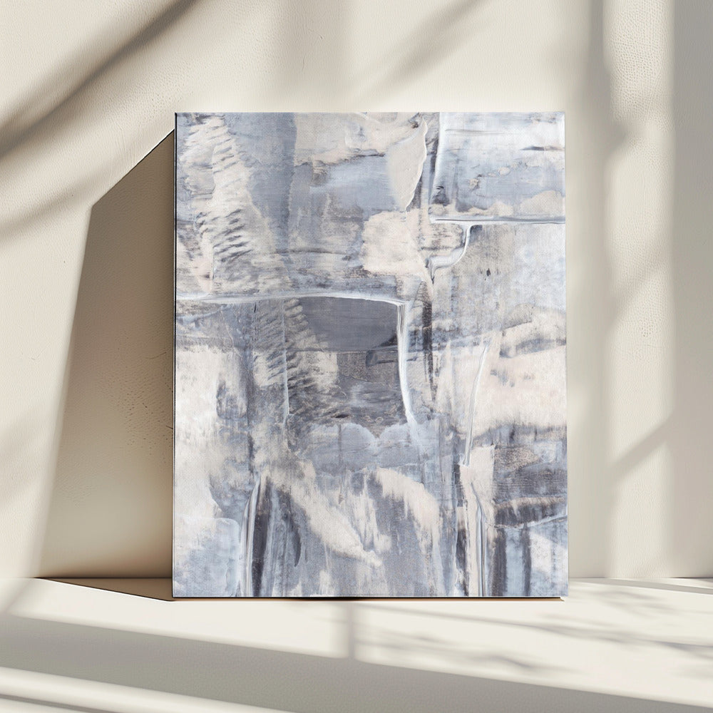 Gedempte tinten met gelaagde texturen | Canvas