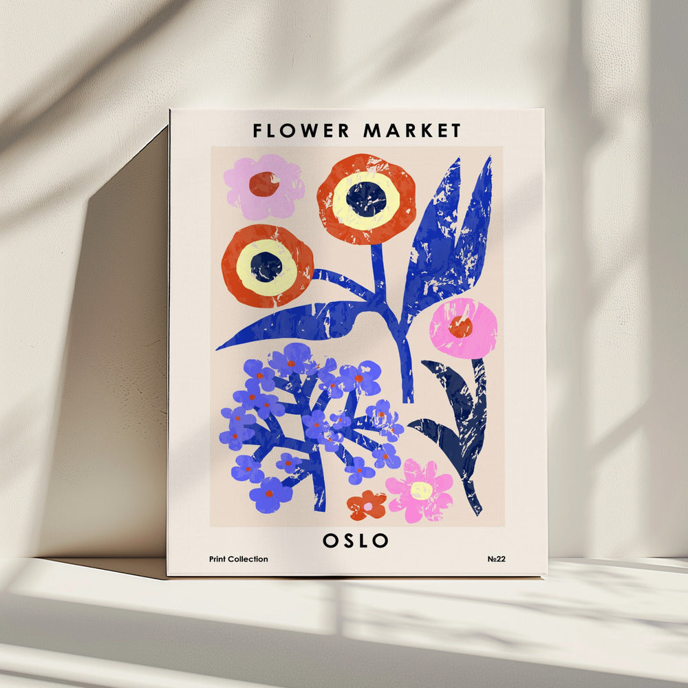 Bloemenmarkt. Oslo | Canvas