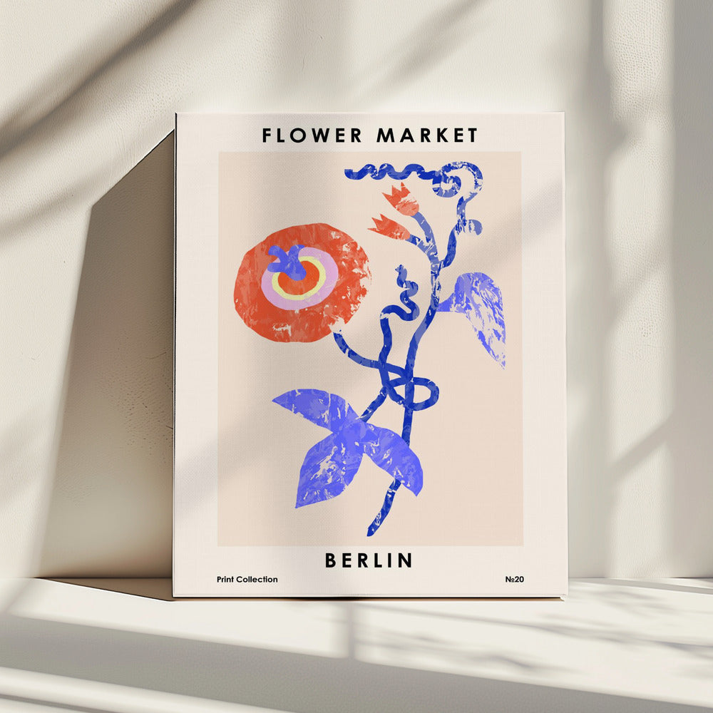 Bloemenmarkt. Berlijn | Canvas