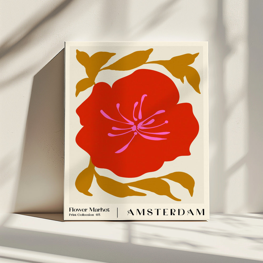 Bloemenmarkt. Amsterdam | Canvas