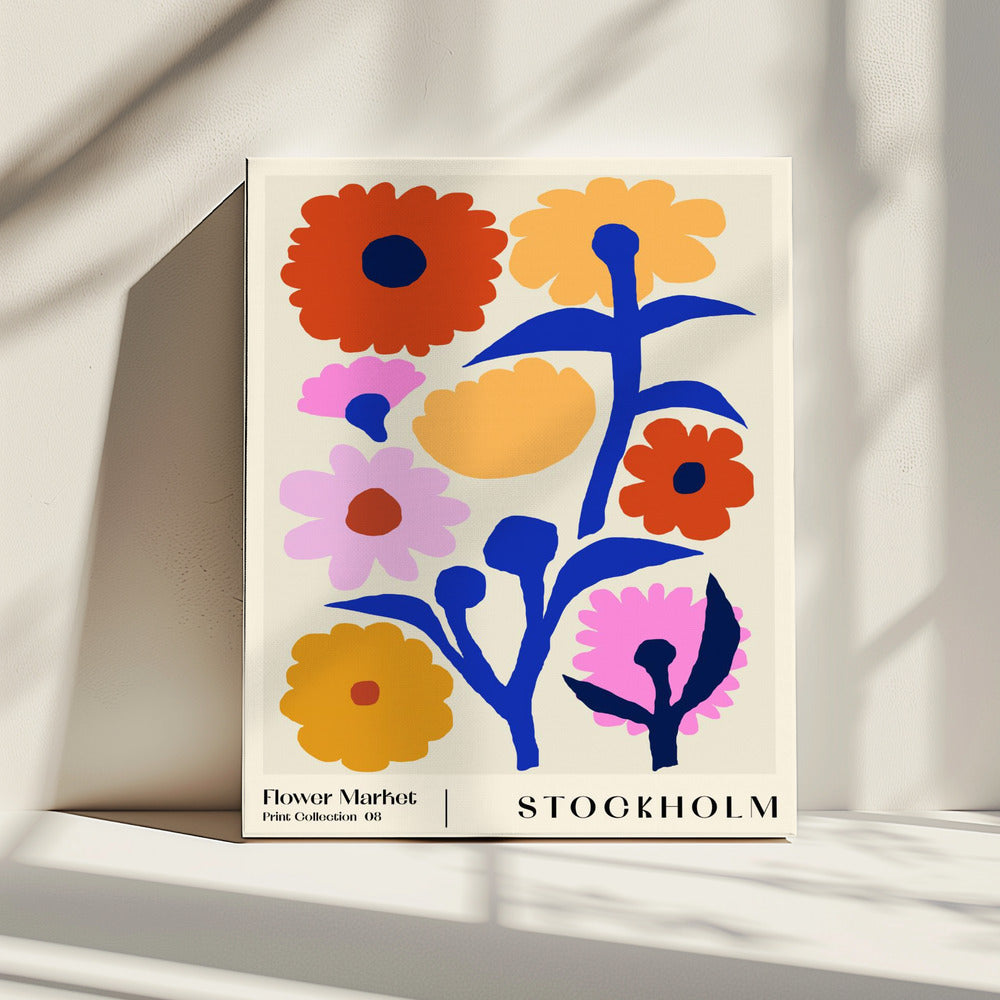 Bloemenmarkt. Stockholm | Canvas