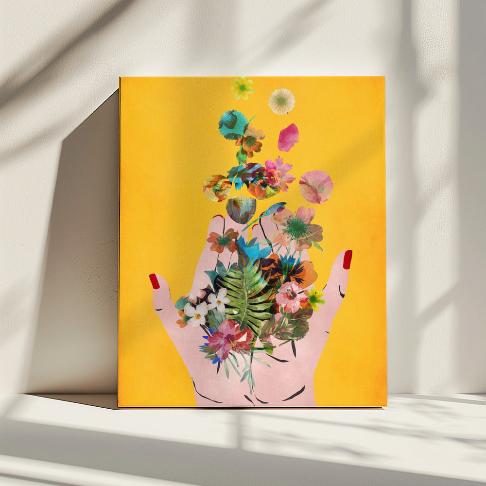 Bloemenwerveling | Canvas