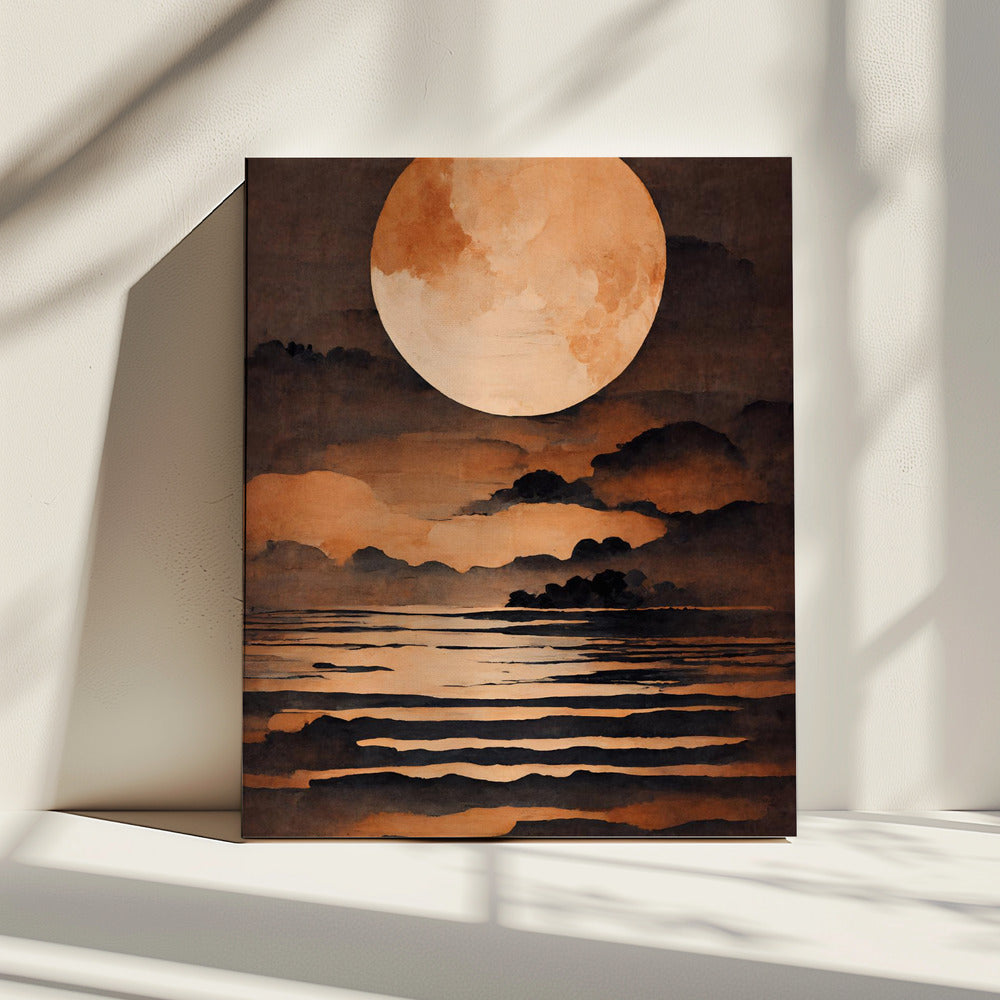 Volle maan | Canvas