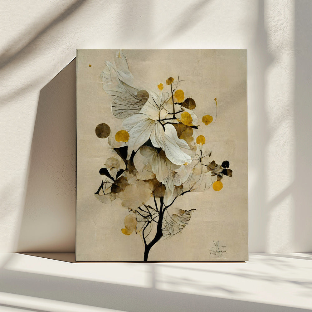 Grillige bloemen | Canvas