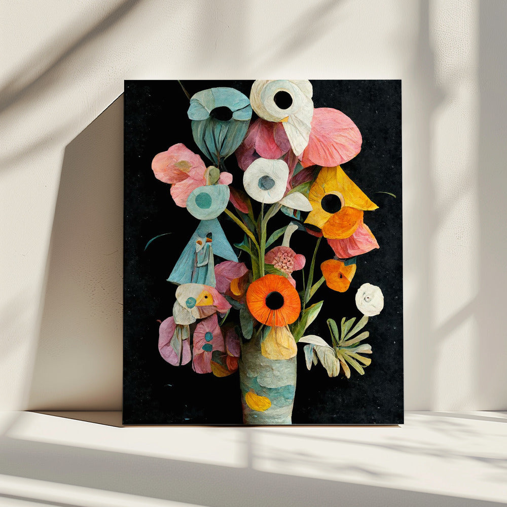 Bloemengrilligheid | Canvas