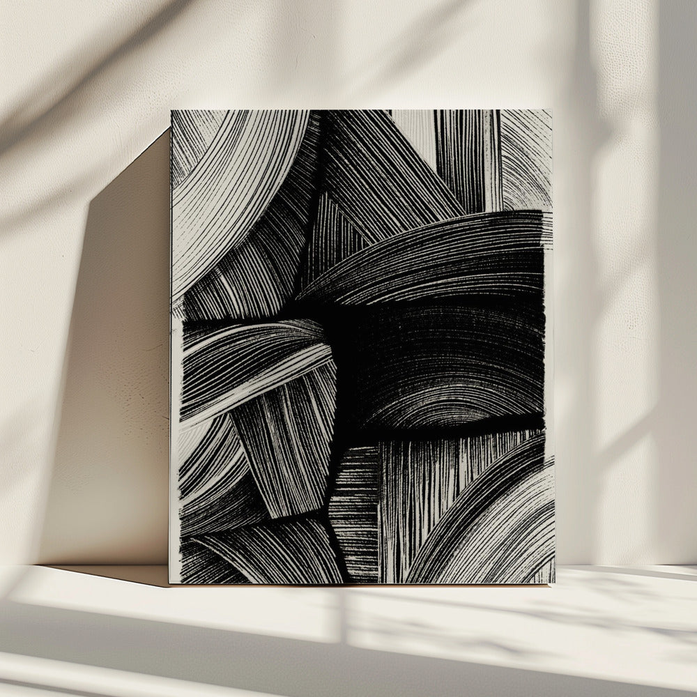 Gebogen Lijn Symfonie | Canvas