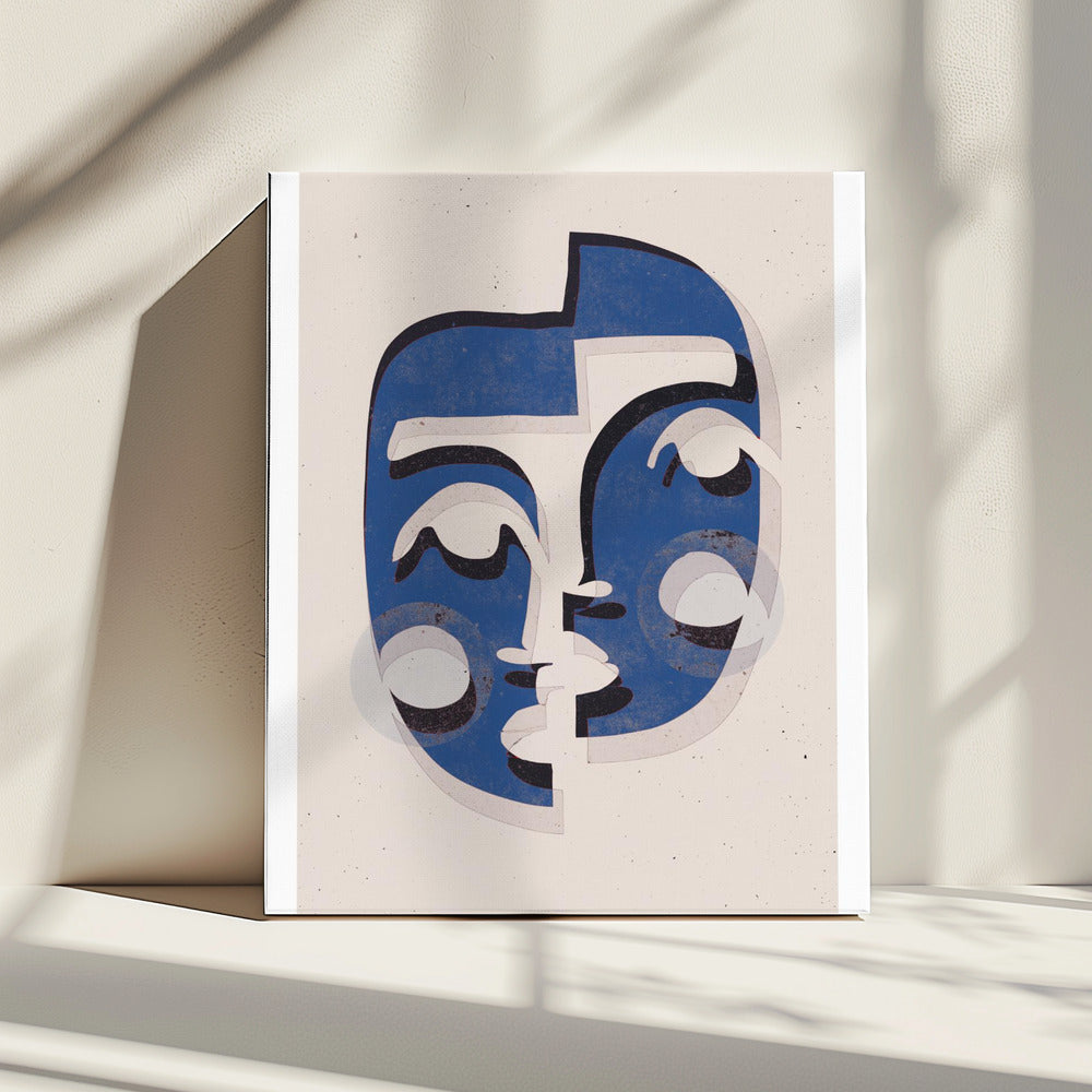 Gefragmenteerde gezichten | Canvas