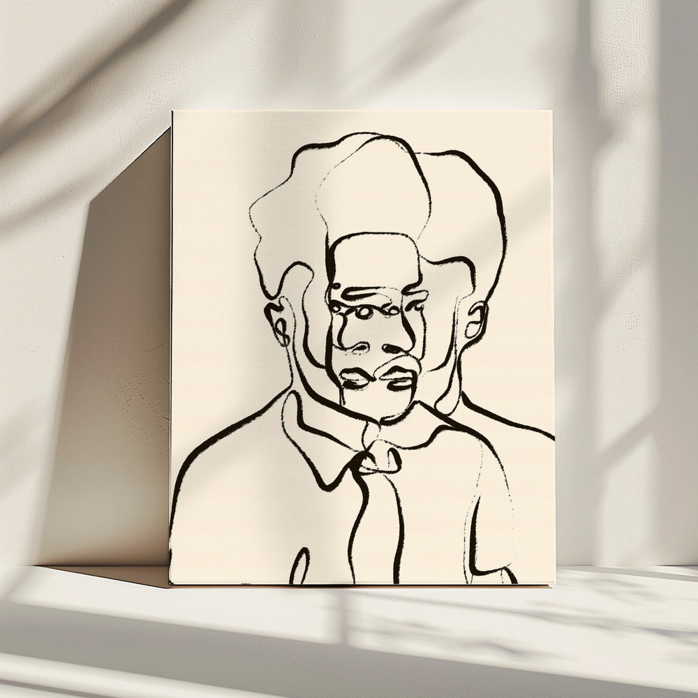 Gelaagde reflecties | Canvas