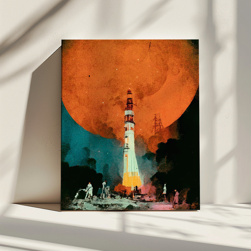 Maanlancering | Canvas