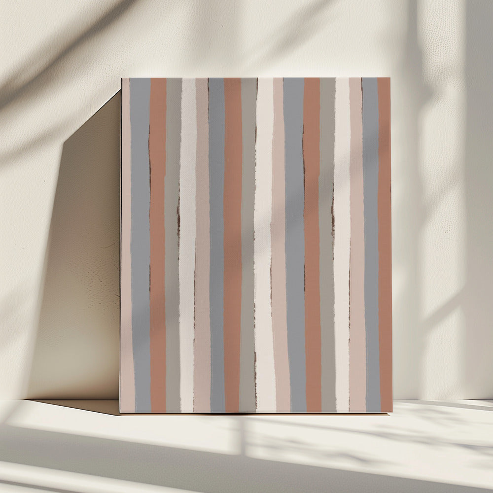 Aardse strepen | Canvas