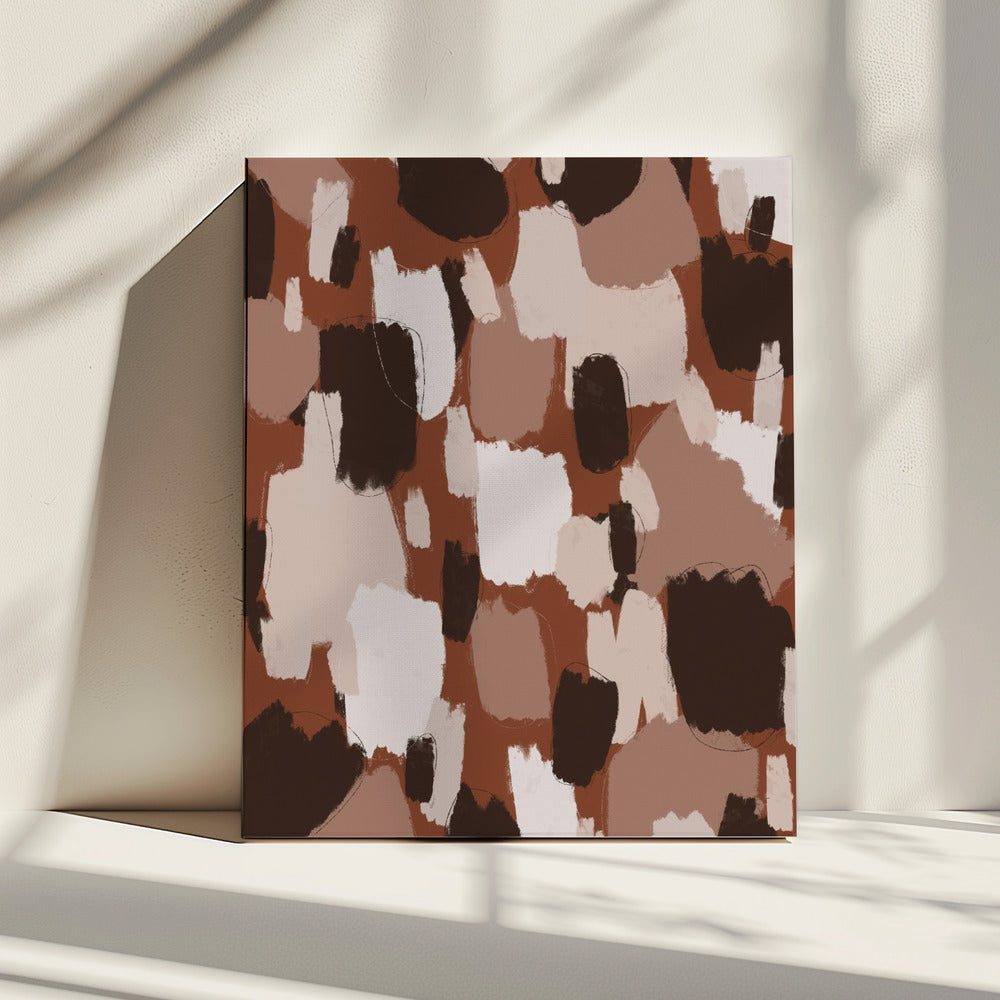 Aardse penseelstreken | Canvas