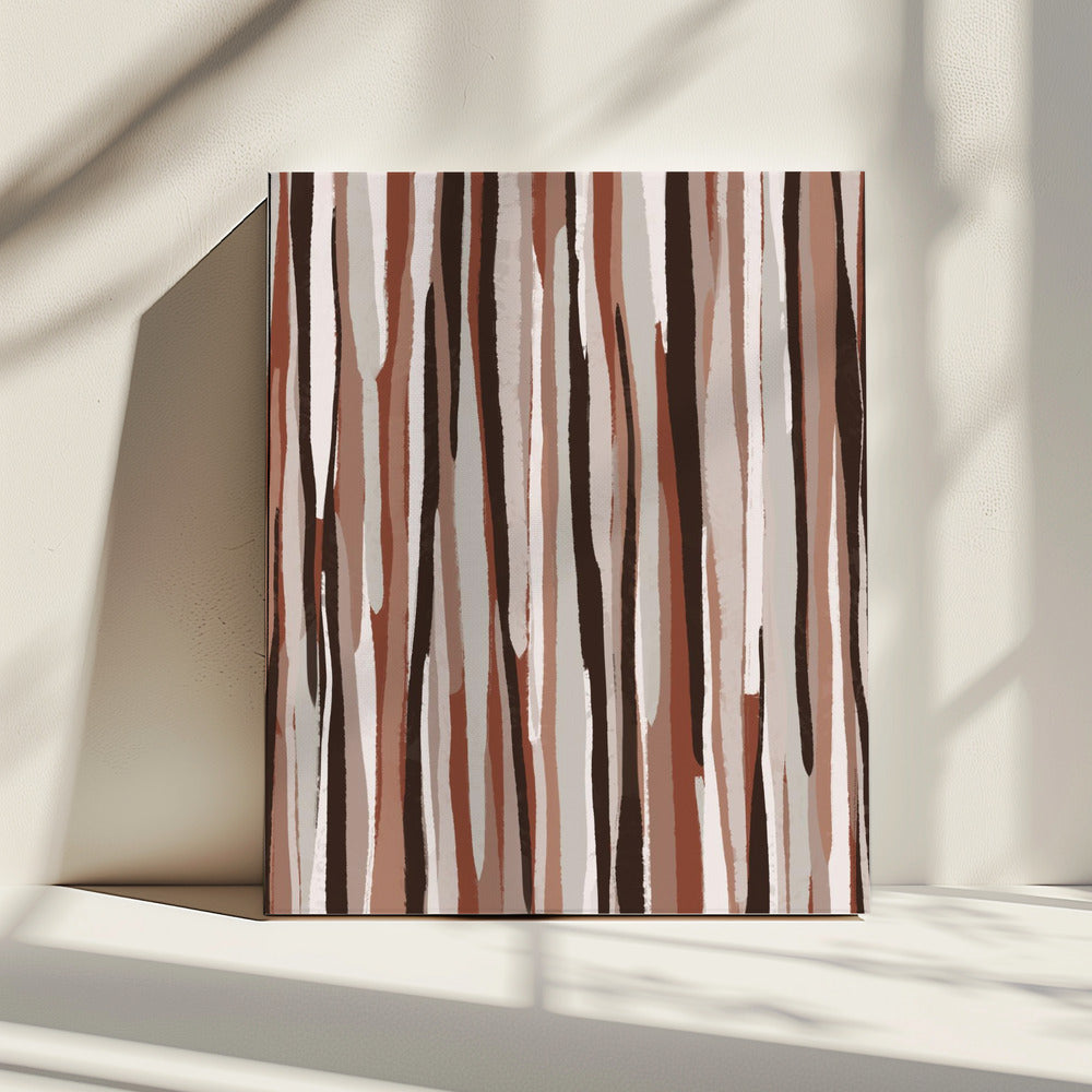Verticale aardtinten | Canvas