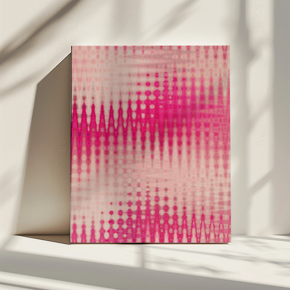 Echoes in roze | Canvas