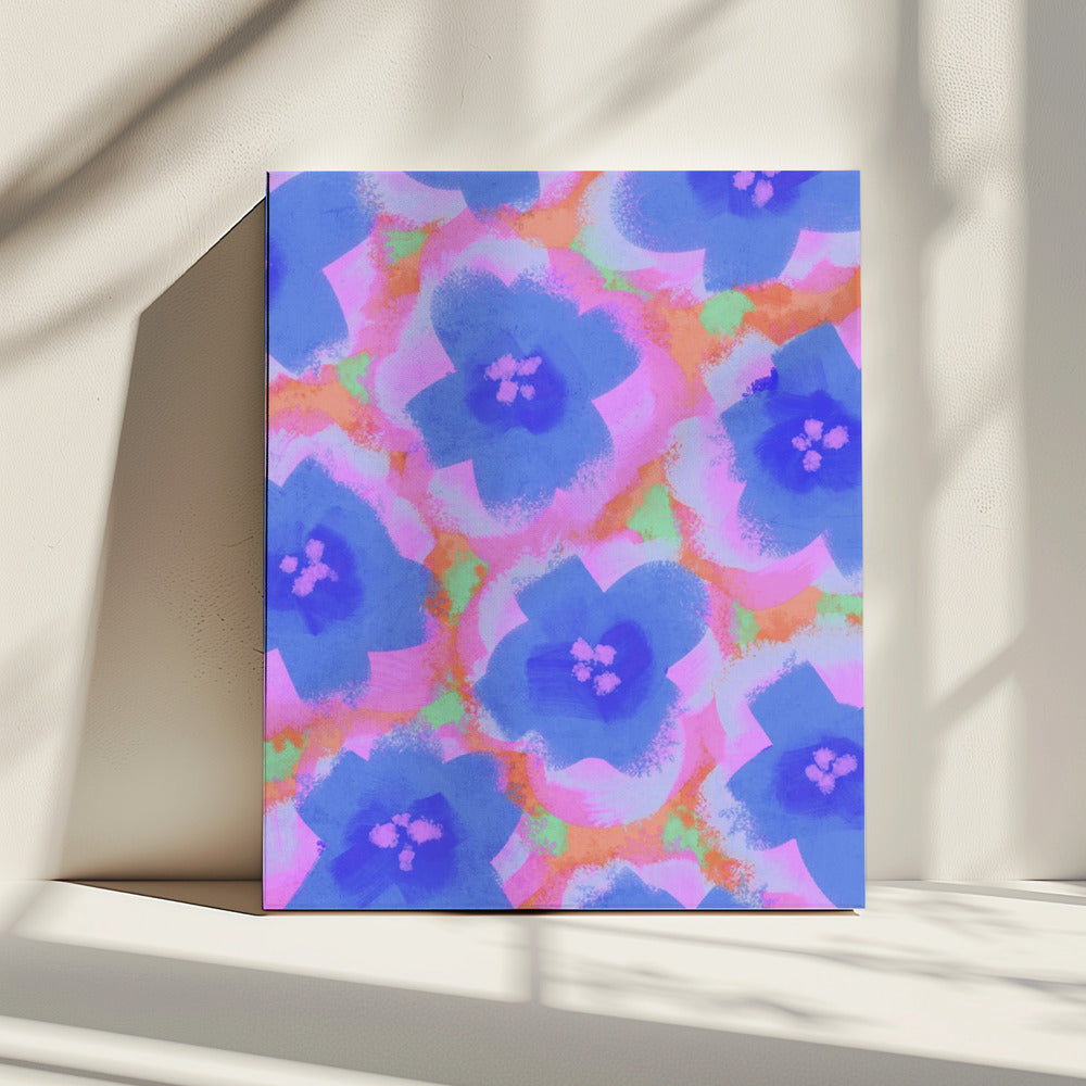 Levendige bloeiharmonie | Canvas