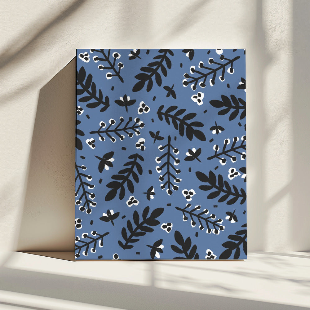 Bladrijk nachtlandschap | Canvas