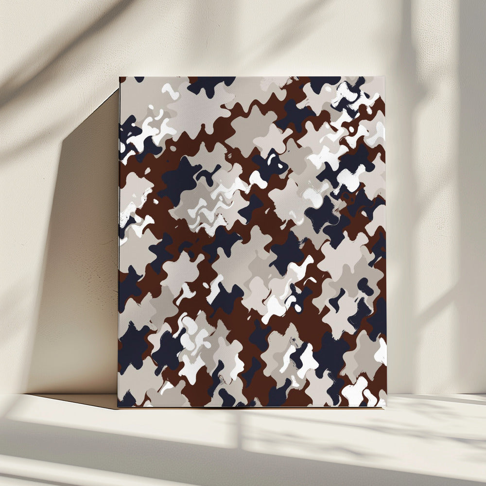 Abstract golvenlandschap | Canvas