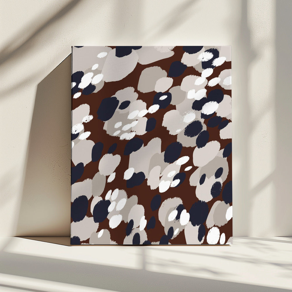 Abstracte Dotscape | Canvas
