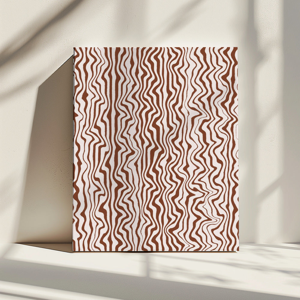 Zebragolven | Canvas