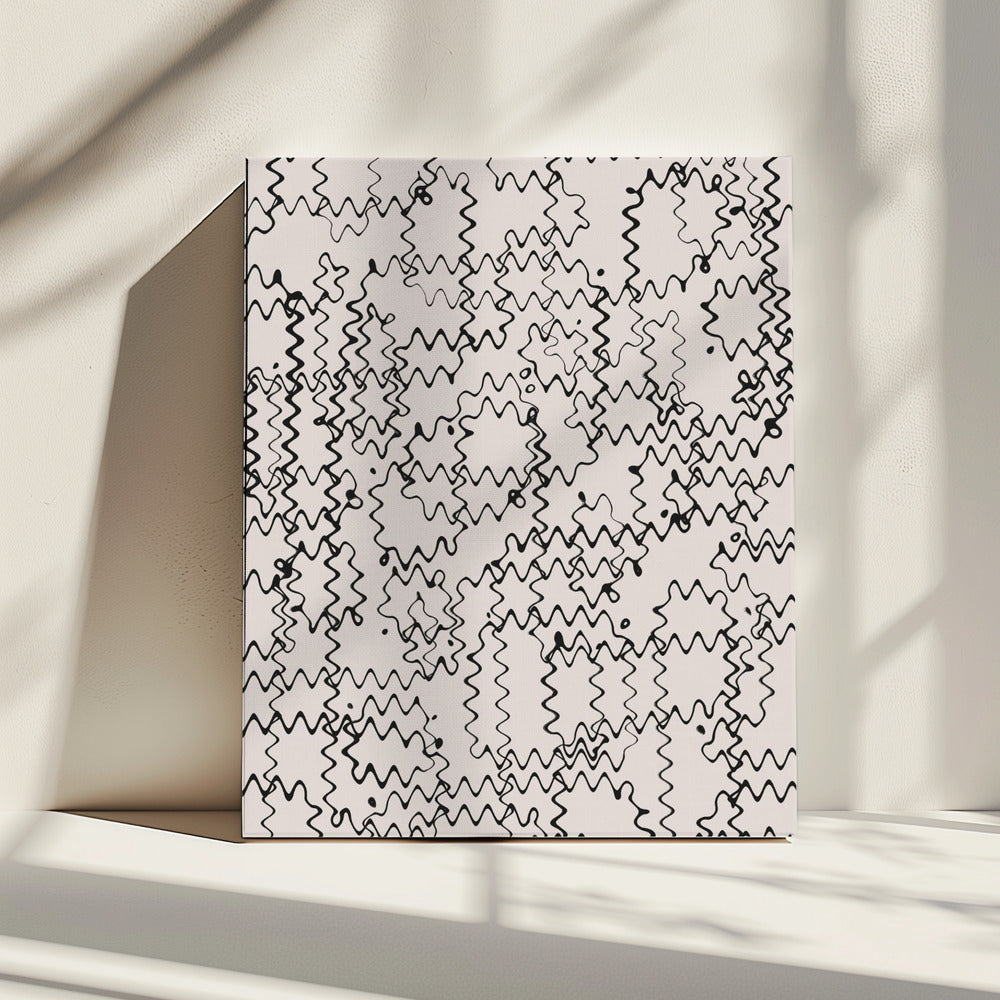 Zigzag Wervelwind | Canvas