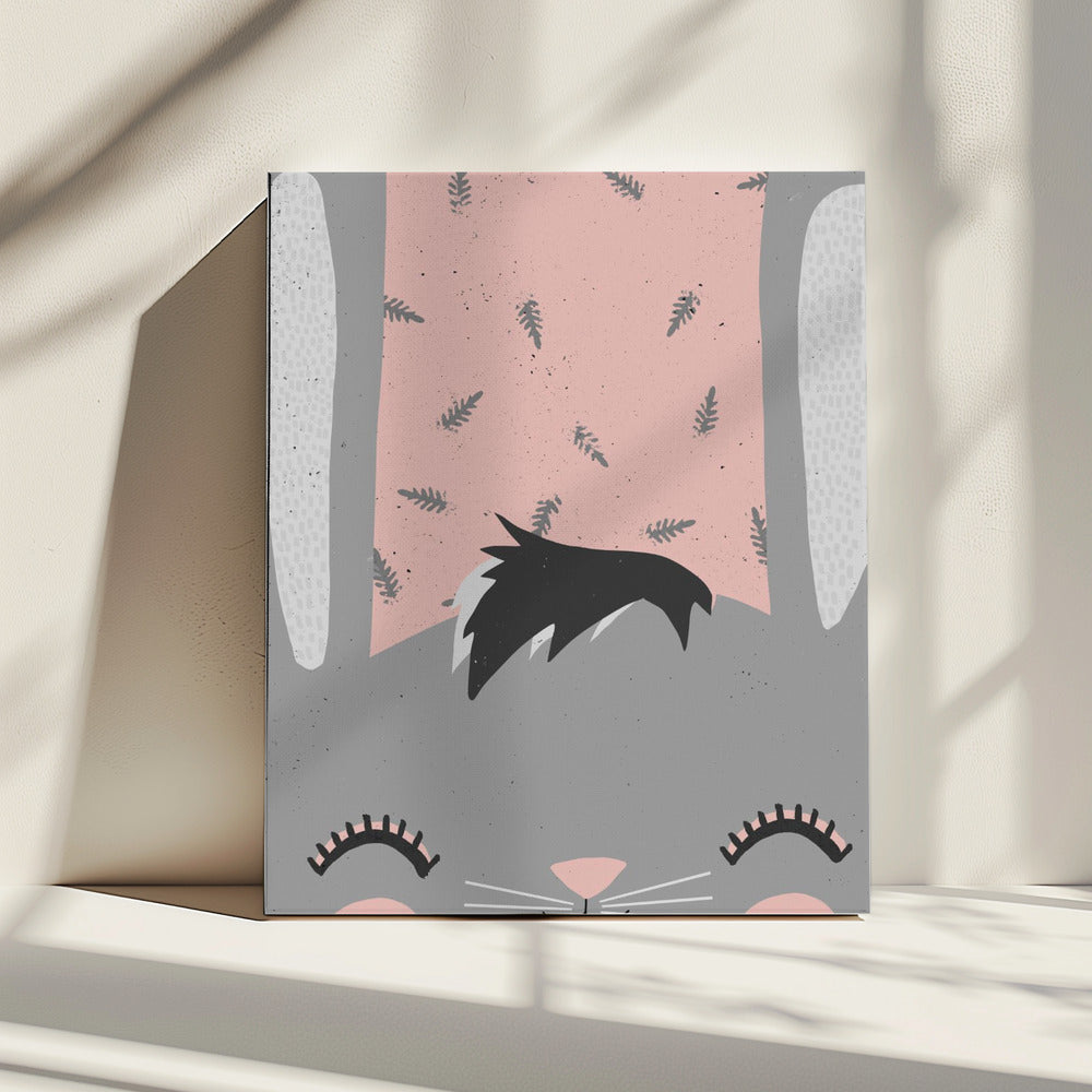 Speelse Bunny Bliss | Canvas
