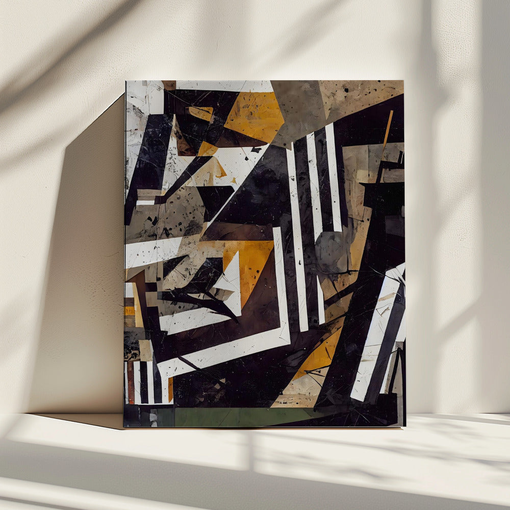 Geometrisch wandtapijt | Canvas