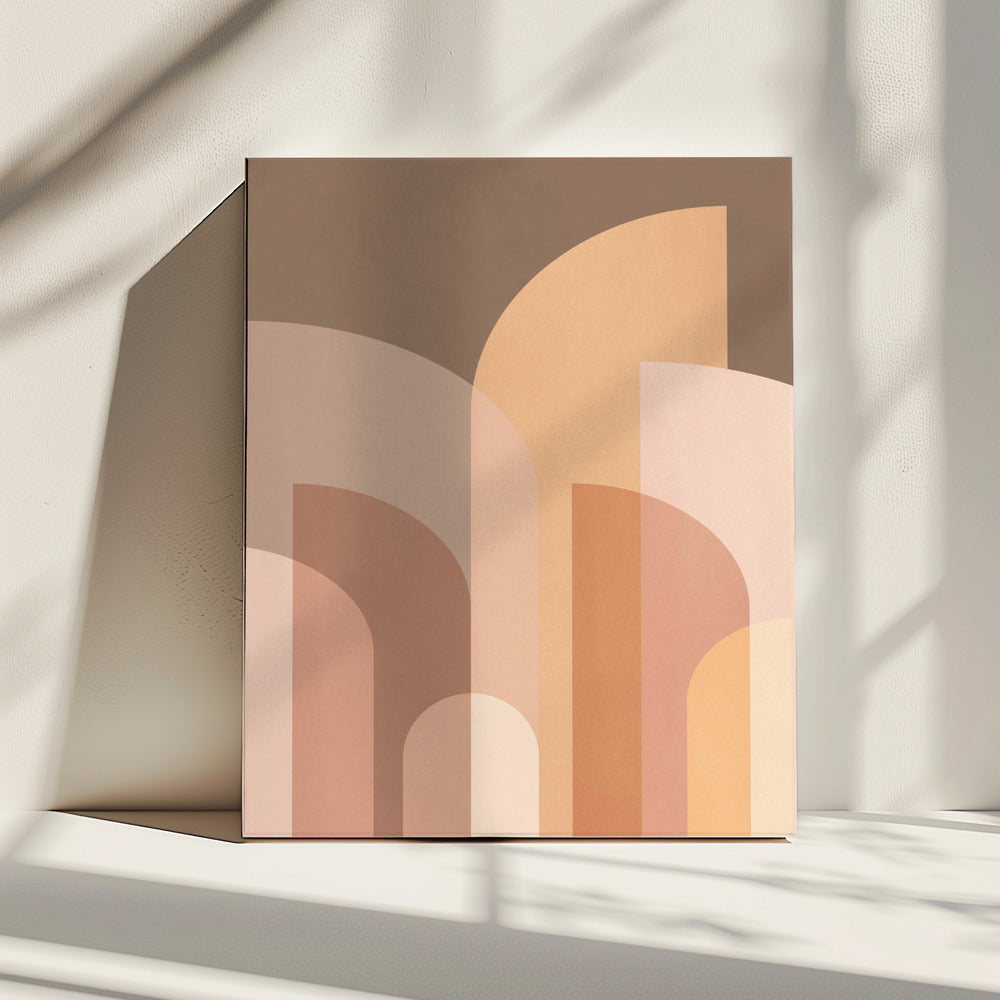 Retro Geometrisch II | Canvas