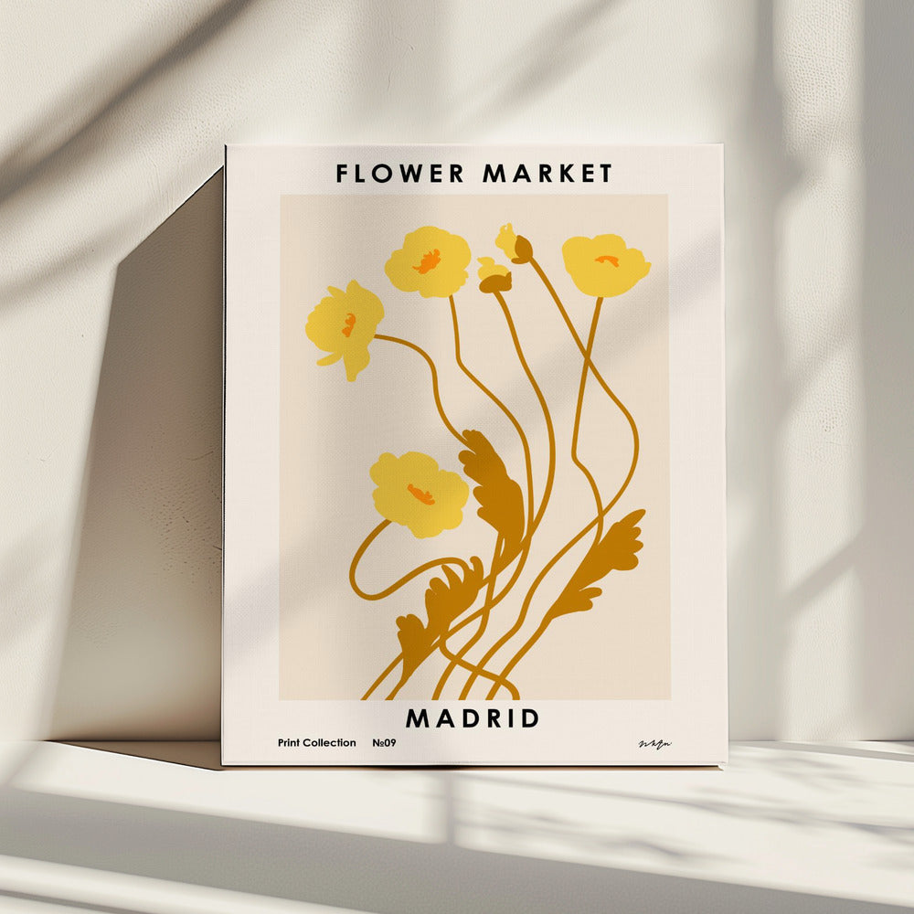 Bloemenmarkt. Madrid | Canvas