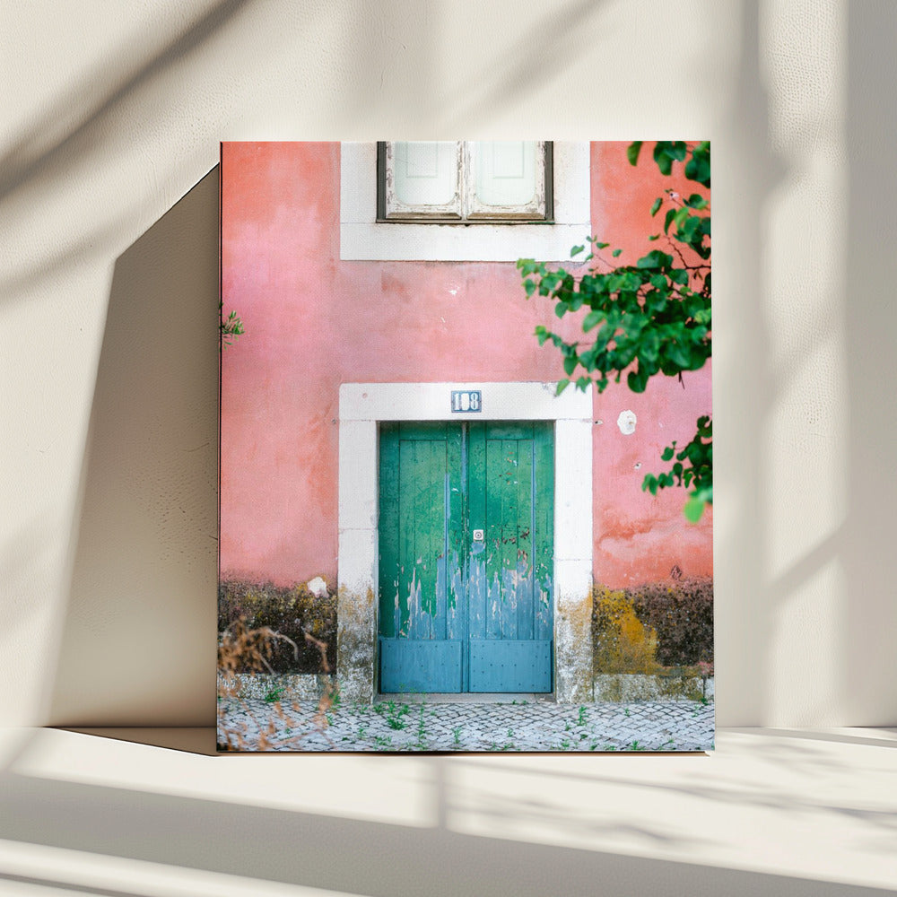 Kleine deur in Lissabon | Canvas