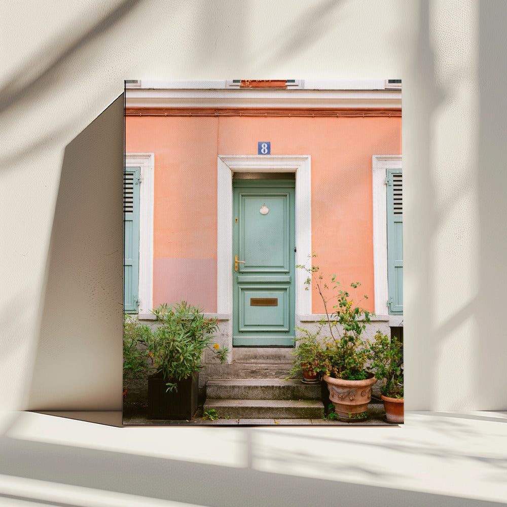 Rue de Cremieux nummer 8 - Parijs | Canvas