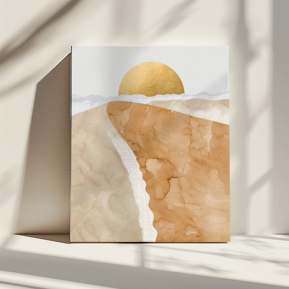 Gouden zandduin | Canvas