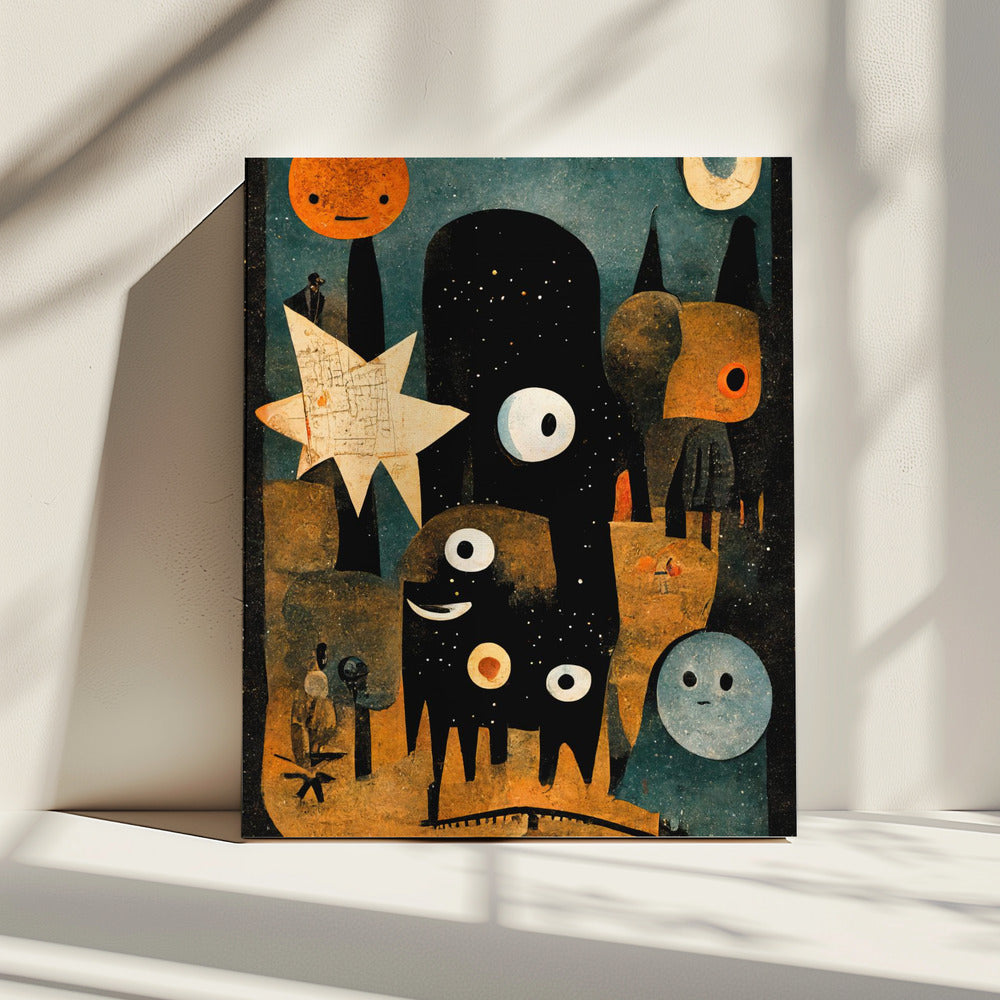 Hemelse wezens | Canvas