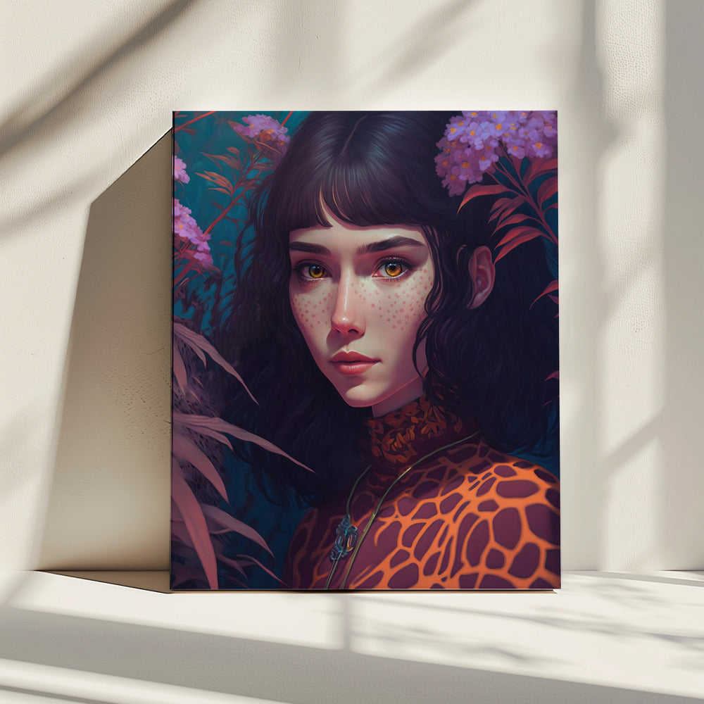 Mystieke Bloei Blik | Canvas