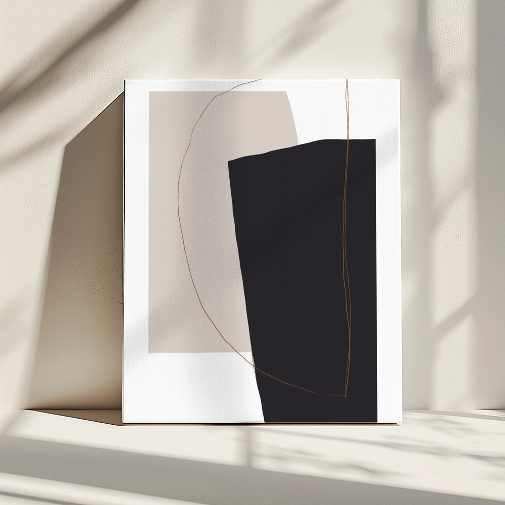 Geometrische stroom | Canvas