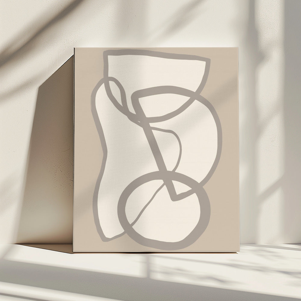 Vorm 09 Beige | Canvas