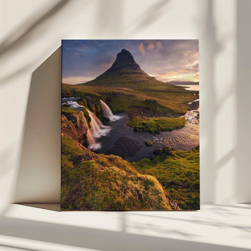 Good Morning Iceland vertical | Canvas