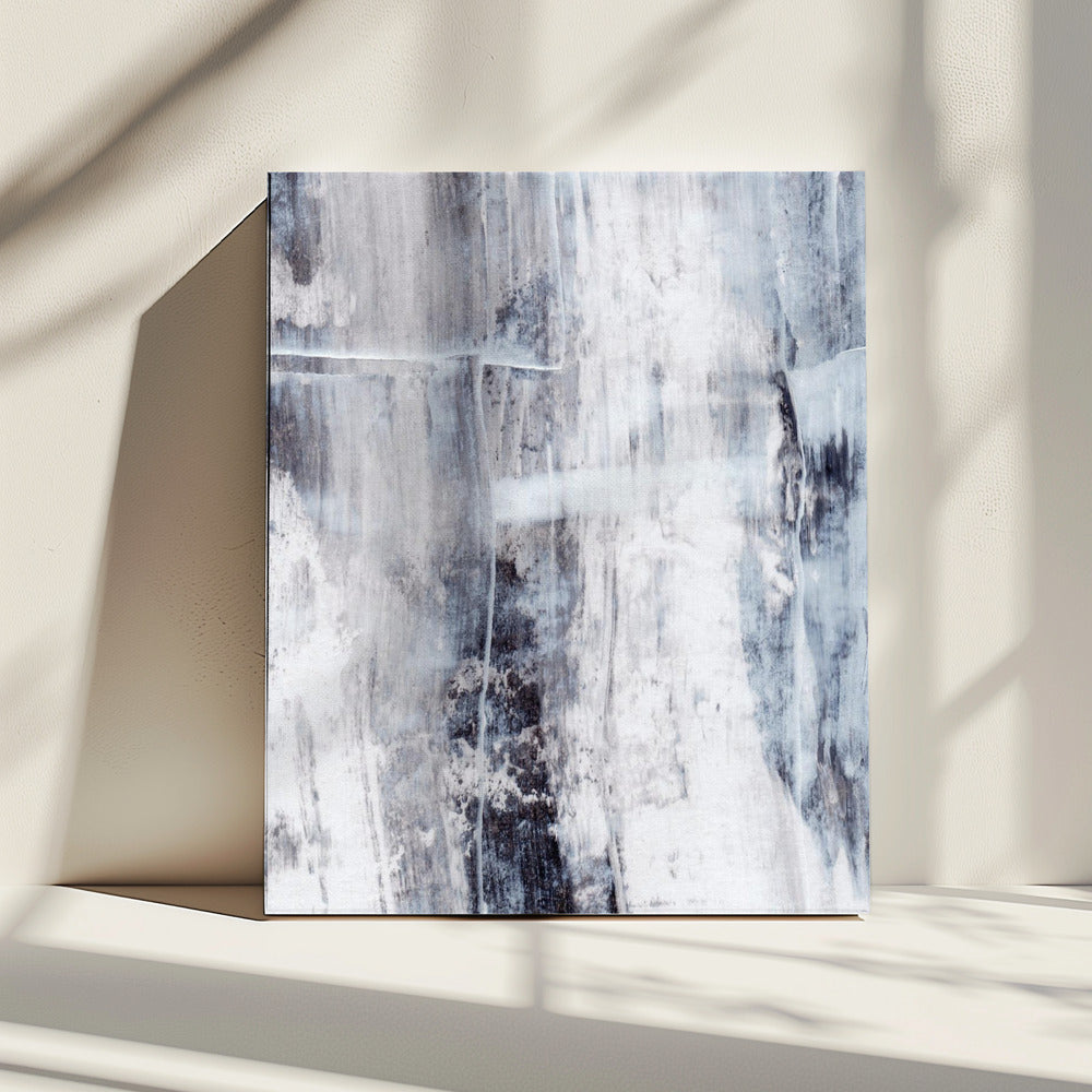 Penseelstreken in gedempte tinten | Canvas
