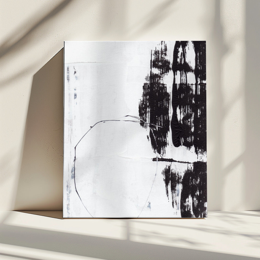 Bold Black Brushstrokes | Canvas