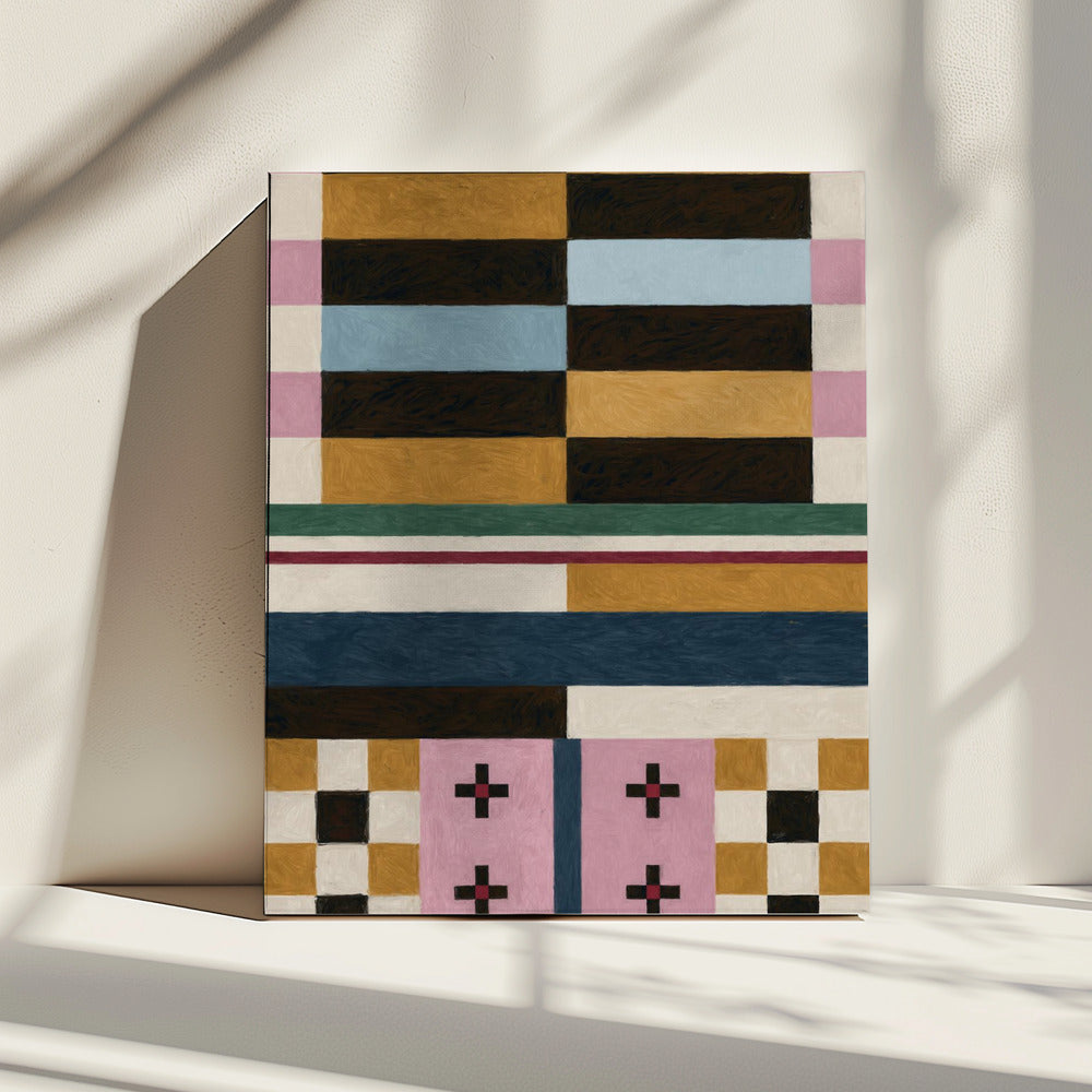 Abstracte compositie 23 | Canvas