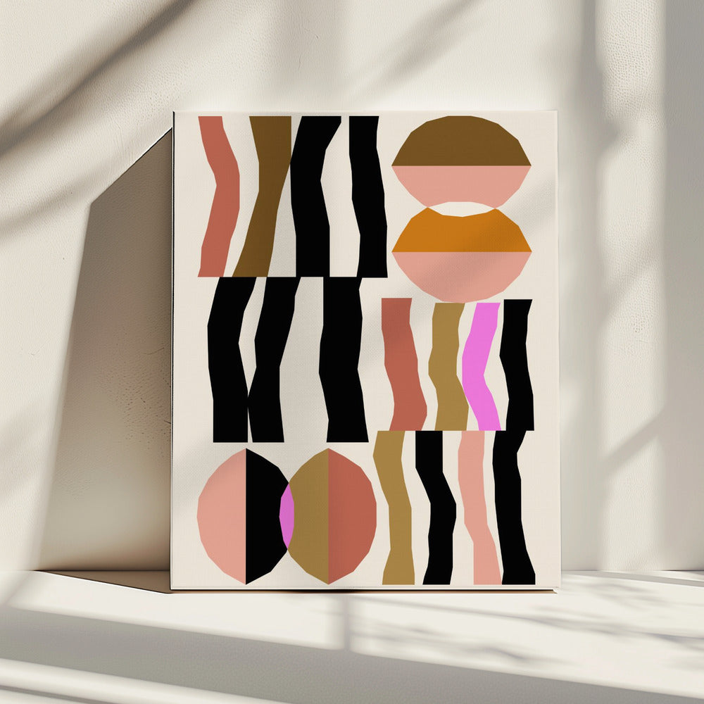 Abstracte compositie 26 | Canvas