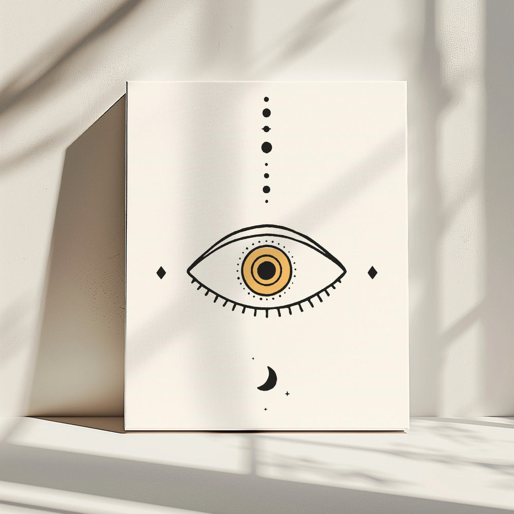 Universum Oog | Canvas