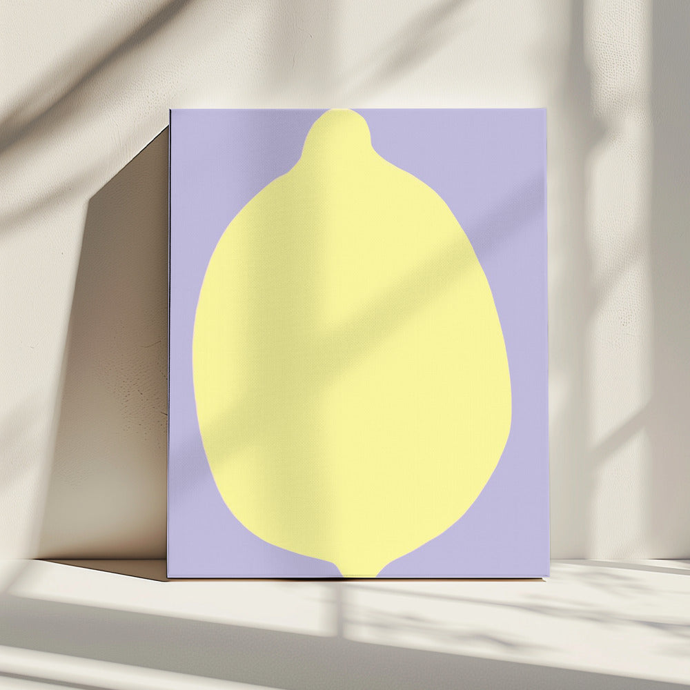 Citroen op Lavendel | Canvas