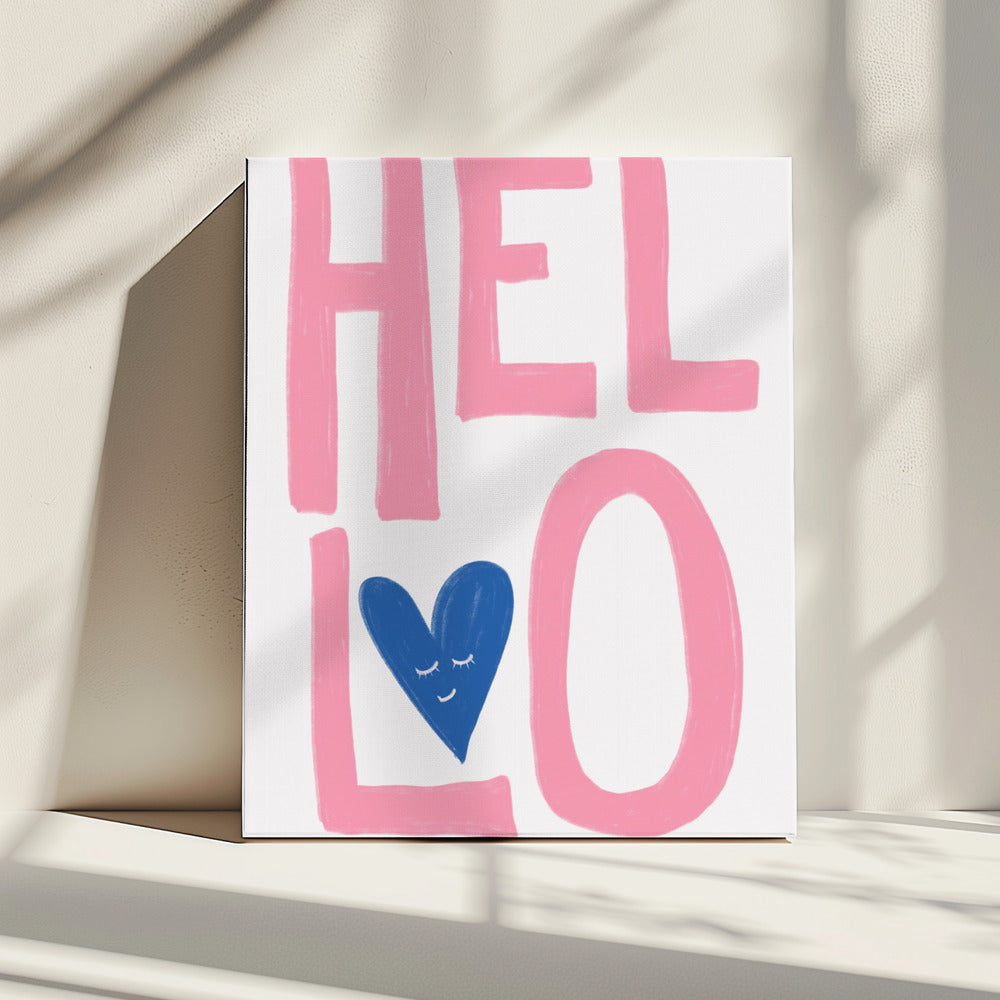 Vriendelijke hartslag | Canvas