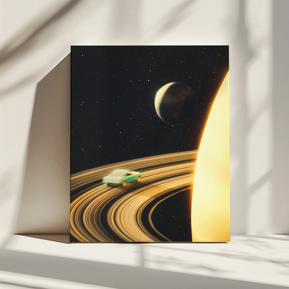 Saturnus Snelweg | Canvas