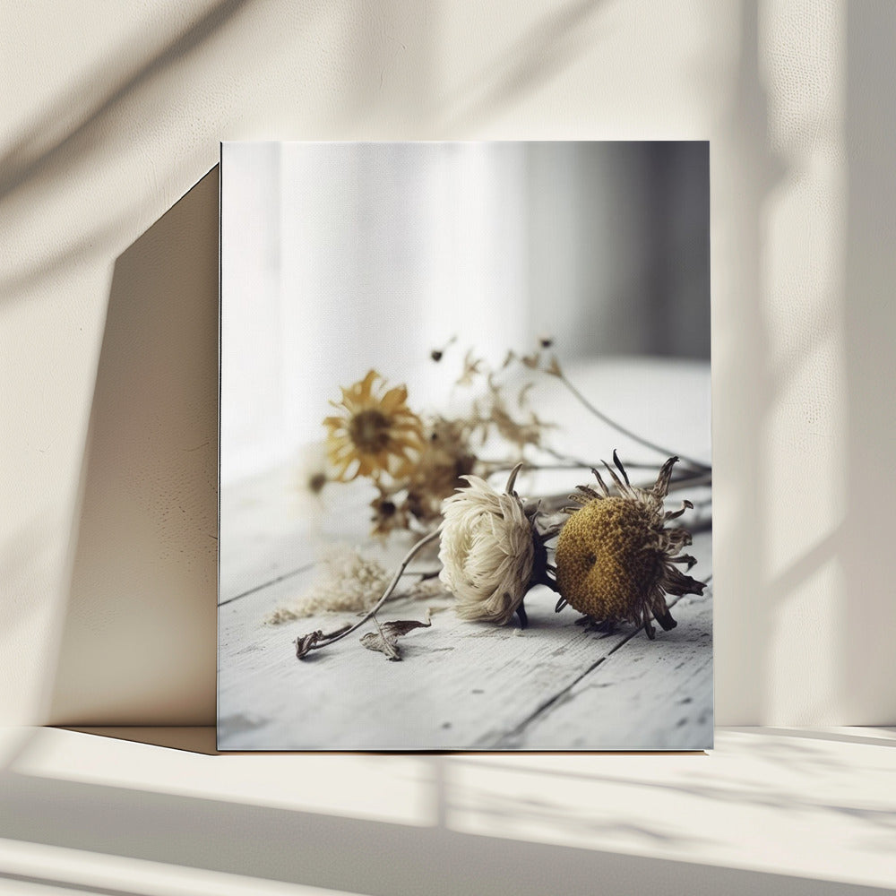 Vervaagde bloemblaadjes | Canvas